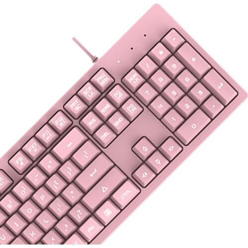 NEW Mechanical 104-Key Keyboard Glowing Keypads For Computer