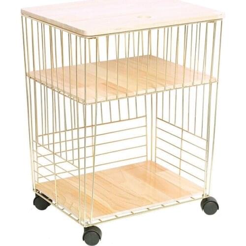 Storage Shelf For Metro Art, Multi-storey Movable Pulley Shelf, Small Storage Bookshelf For Living Room In Bedroom