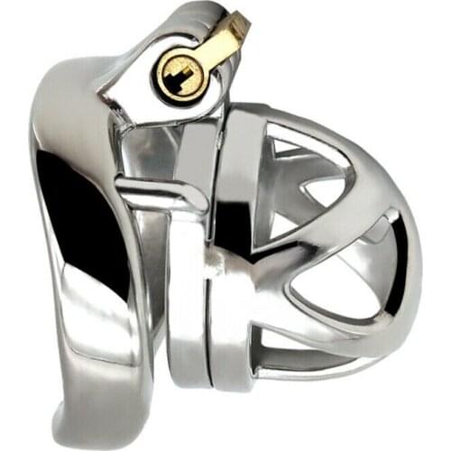 Stainless Steel Male Chastity Device Belt Penis Chastity Cage Chastity Lock Cock Rings Chastity Cage Stainless Steel Latch