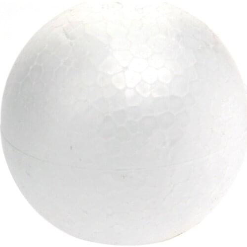 Arrival 10pcs 4cm Christmas Wedding Decoration Modelling Party Craft Solid Polystyrene Foam Balls Round Spheres Ball (White)