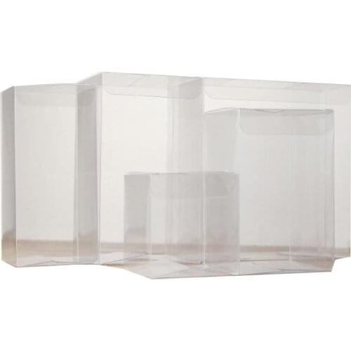 New 10PCS Clear PVC Box Packaging boxes Wedding Christmas Gift Box Small Transparent Plastic Gift Boxes Square Retail 54 Sizes
