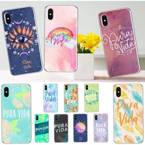 Pura vida Colorful art Phone Case for iPhone 11 12 pro XS MAX 8 7 6 6S Plus X 5S SE 2020 XR