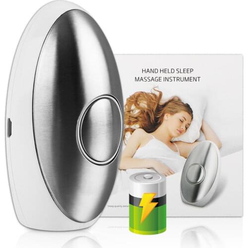 Hand-Held Sleep Aid Device Insomnia Relief Sleep Assistant Electronic Pulse Calm EMS Nerve Sleeping Assistance Tool Rechargeable
