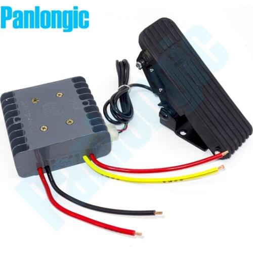 Panlongic 48V/60V 30A DC Brushed Motor Speed Control PWM Controller 1000W with Hall Foot Pedal Accelerator