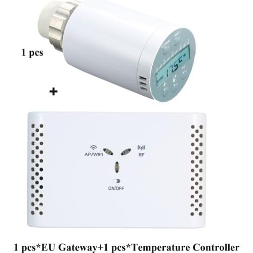 SEA801-APP Temperature Controller Heating Accurate TRV Thermostatic Radiator Valve Programmable Voice Remote Control Thermostat