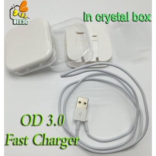 Pack 1m white USB Data Sync Charger Cable For ipad mini Air iPhone 8 7 5 5S 6 6S Plus With crystal retail Box package 1:1 500pcs