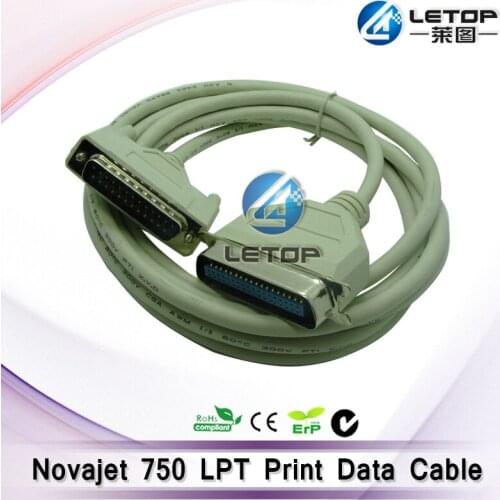 Indoor inkjet printer novajet 750 lpt print data cable