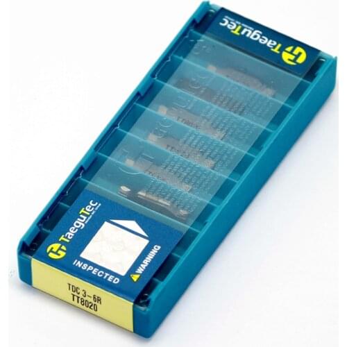 TDC3-6R TT8020 10PCS TaeguTec Parting&Grooving Inserts 100% original