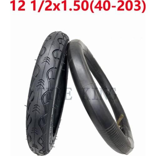High Quality 12 1/2x1.50 (40-203) Inner Tube Outer Tire Electric Wheelchair Tyre Electric Scooter Bicycle Tyre Wheel Parts