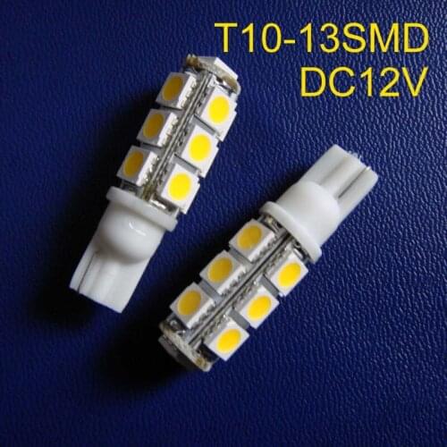 High quality 12V T10 194 168 w5w Car led Side Wedge led Tail Lights Lamp Bulb led Clearance Lights free shipping 5pcs/lot