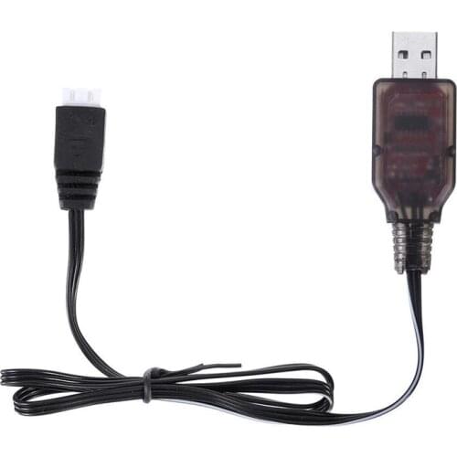 USB Charging Cable 7.4V 2S Li-Ion Battery Charger for HS 18301 18302 18311 18312 1/18 RC Car Parts