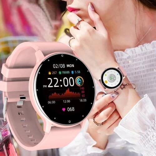Women Smart Watch Real-time Weather Forecast Activity Tracker Heart Rate Monitor Sports Ladies Smart Watch Men For Android IOS