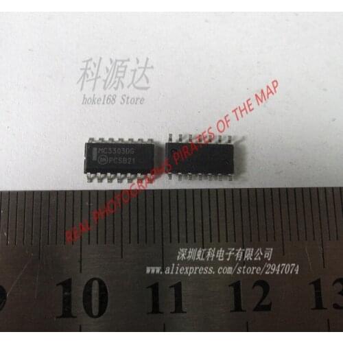 10pcs/lot MC3303DR2G SOIC14 MC3303DG MC3303 In Stock