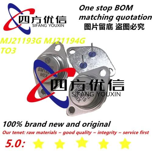 100% new original (5Pair) MJ21193G MJ21194G MJ21193 MJ21194 TO3P
