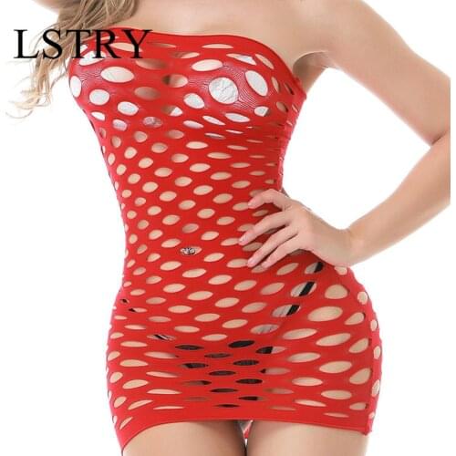 2021 Elasticity Cotton Lenceria Sexy Lingerie Hot Mesh Sexy Lady Dress Erotic Lingerie For Women Sex Costumes Fishnet Underwear