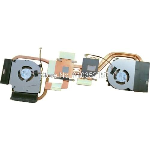 4PIN CPU GPU FAN&Heatsink For CLEVO NH50ED 6-31-NH503-101 6-31-NH503-201 NH50RD NH57ED NH57RD NH50RC NH57RC NH55RCQ NH58RCQ