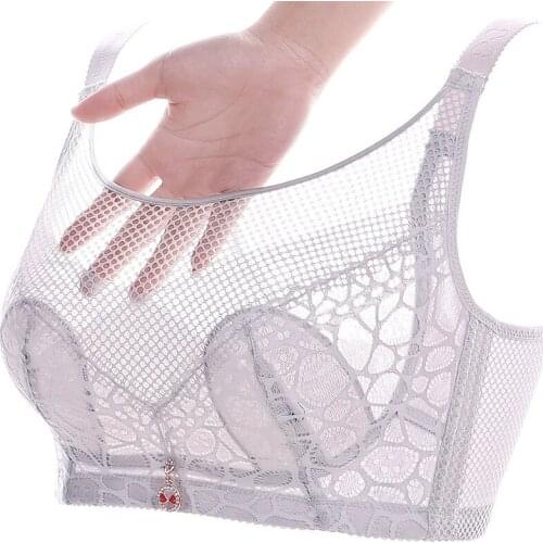 Sexy Bras for Women Summer Lingerie Push Up Bra Big Plus Size Brassiere Wire Free Womens Underwear Intimates Lace Free Shipping