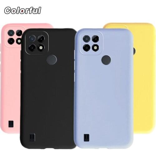 For OPPO Realme C21 Case 6.5'' Candy Bumper Coque Soft TPU Case For Realmi C21 2021 C 21 Phone Cases Cover RealmeC21 Shell Slim