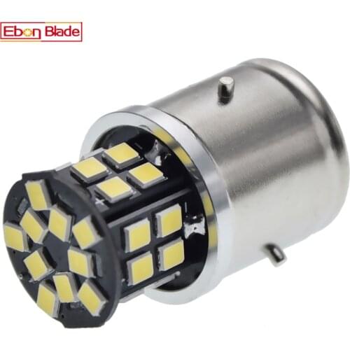 1Pcs Motorcycle LED Headlight Bulb BA21D Car Auto Motorbike Moped Scooter ATV UTV Front Head Lamp Light 6000K 6V 12V 24V White