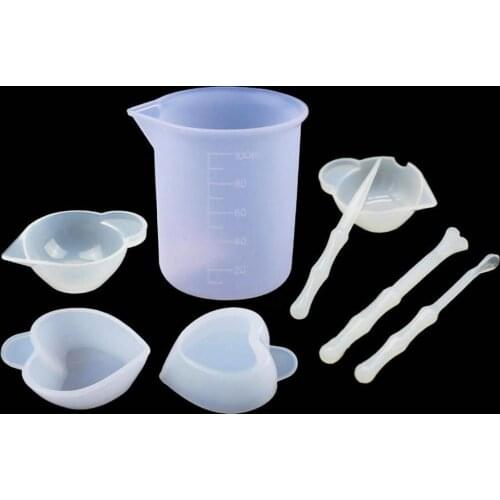 DIY Reusable Pigment Mixing Dish Dispenser Toning Color Jewelry Fillings Handmade Resin Silicone Charms Making Accessory Tool