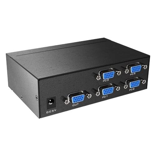MT-ViKI MT-SW041-V 1080P 4 port video VGA multiviewer with IR remote