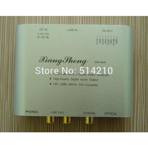 NEW TE7022 decoder Coaxial RCA headphone output WM8761 24bit 96KHz mini USB DAC