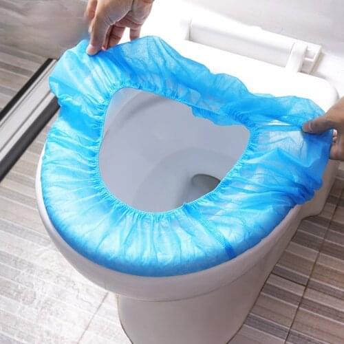 Disposable Toilet Pad Convenient Thick Non-woven Fabric Commode Toilet Seats 30pcs Home Travel Toilet Pad Bathroom Accessories