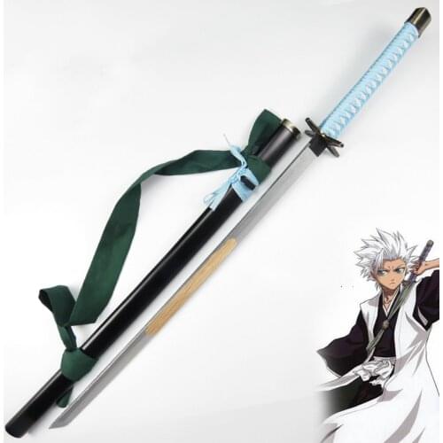 BLEACH Hitsugaya Toushirou Hyourinmaru Wooden Sword Weapon Props For Anime Show and Chrismas New Year Costume Party