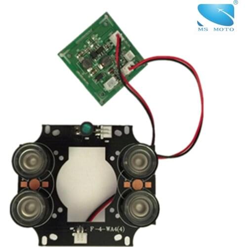 IR ILLUMINATOR INFRARED LIGHT BOARD CCTV IR CAMERA LIGHT BOARD 4PCS 42MIL HIGH POWER ARRAY IR LED WITH DRIVE BOARD