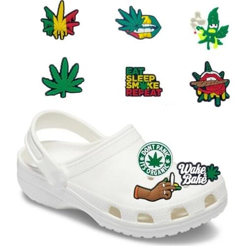 4-12pcs Black Lives Matter PVC Shoe Charms Black Girl Magic Queendom Garden Slipper Accessories Hot Weed Decoration Kids Gifts