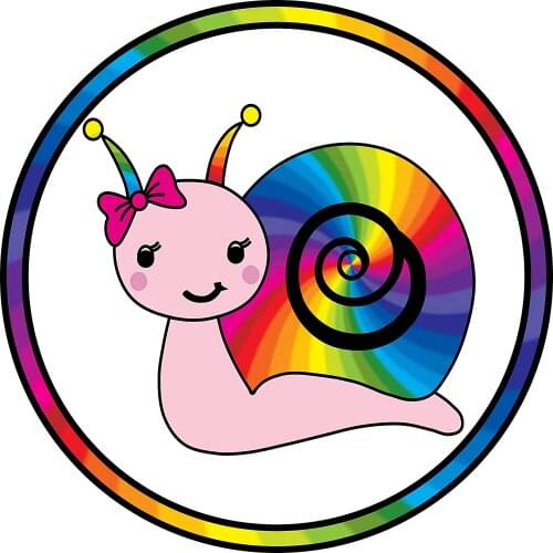 Rainbow Snail Gay Pride Bumper Car Sticker Windshield Motorcycle Helmet Decal High Quality KK Vinyl Cover Scratches PVC