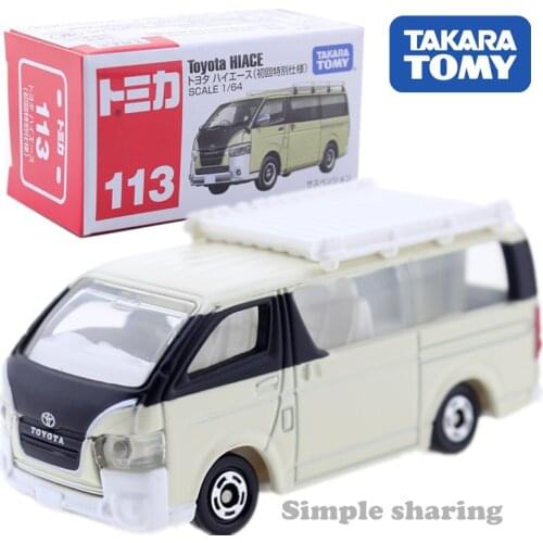 Takara Tomy Tomica 113 Toyota Hiace First Edition 1/64 Car Pop Kids Toys Motor Vehicle Diecast Metal Model