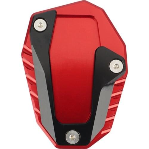 Motorcycle Foot Side Stand Extension Pad Kickstand Plate Enlarge for Ducati Monster 696 795 796 821 1200 1200S