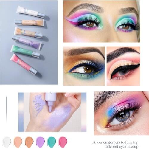 5 Color Eyeshadow Primer Waterproof Long Lasting Eyeshadow Primer For Eyes Base Makeup Sweatproof Liquid Eyeshadow Primer Cream