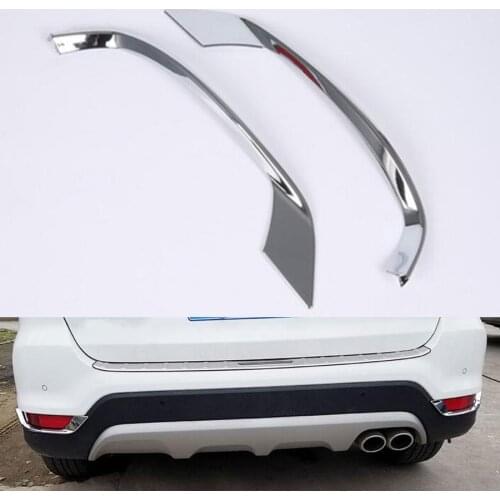 YAQUICKA 2Pcs Car Exterior Rear Tail Fog Light Lamp Strips Trim Styling Covers For KIA KX CROSS 2017 ABS Accessories New