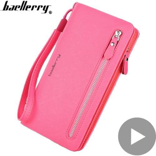 Lady Long Phone with Zipper Coin Card Holder for Female Women Wallet Purse Money Clutch Bag 2020 Girl Big Coughs Vallet Gamanese