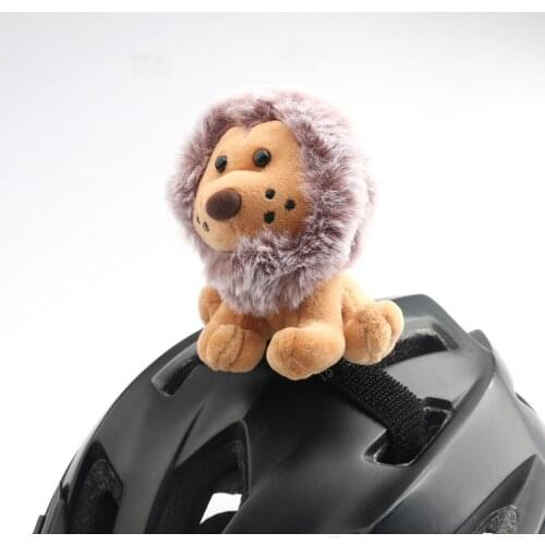 1PCS Childrens kids Car Motorcycle Helmet Cute Little Lion Motocross Balance Wheel Skate Helmet Decoration Cosplay Car Styling