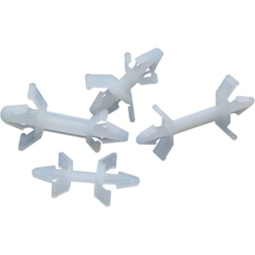 100Pcs Nylon Plastic Reverse Locking Circuit Board Support PCBBracket Spacer Standoff Locking Snap-In Post Fixed Clips Screws