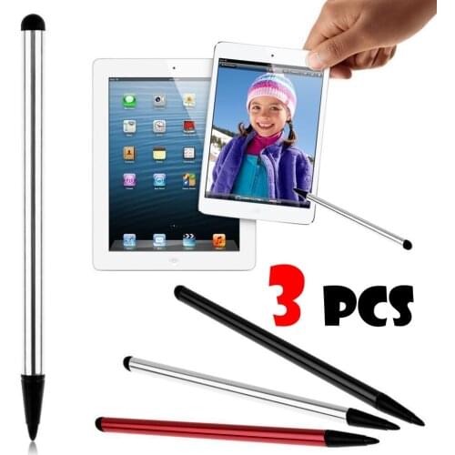 2 In 1 Capacitive Resistive Pen Touch Screen Stylus Pencil For Tablet Ipad Cell Phone Pc Capacitive Dual-purpose Stylus Pen