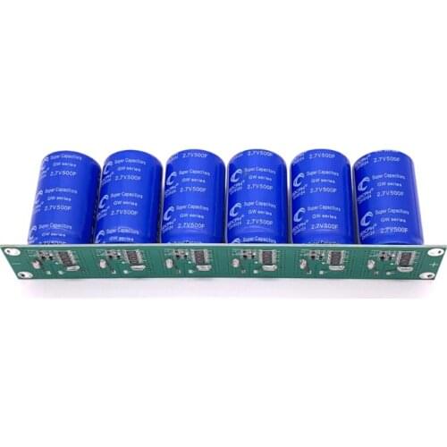 6pcs 16V 83F Super Farad Capacitor Single Row With Protection Board 2.7V 500