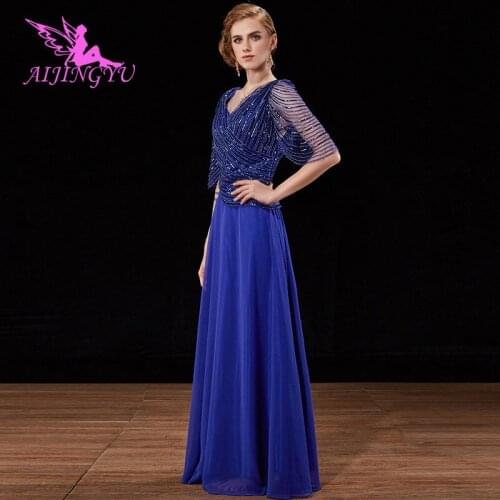 AIJINGYU Evening Dress Party Long Gown 2021 Sexy Women Elegant Formal Special Occasion Dresses Fashion Gowns GS156