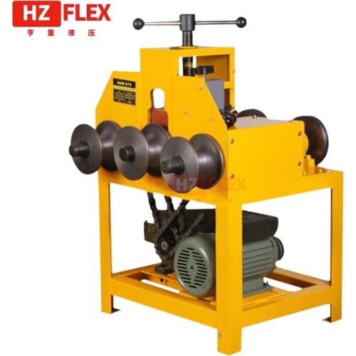 Construction site automatic electric multifunction pipe bending machine G76 round pipe square pipe bender Angle 0-360