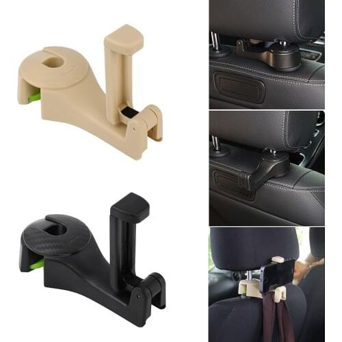 Car Back Seat Hooks Phone Holder Stand For Mercedes Benz W202 W220 W204 W203 W210 W124 W211 W222 X204 AMG CLK