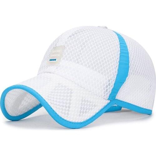 Kagenmo Youth 8-14 Year Unisex Baseball Cap Mesh Breathable Sports Sunscreen Sun Hat Wicking Active Visor