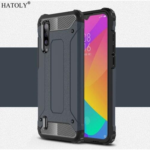For Cover Xiaomi Mi 9 Lite Case Anti-knock Rugged Armor Back Cover Mi 9 Lite Silicone Phone Bumper Case For Xiaomi Mi 9 Lite
