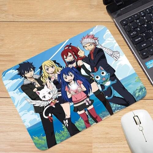 Mouse Pad Gamer Mousepad Anime Mat Deskmat Gaming Computer Table Small Mousepepad Mice Small Mouse Pads Cool Cute Fairy Tail Pad