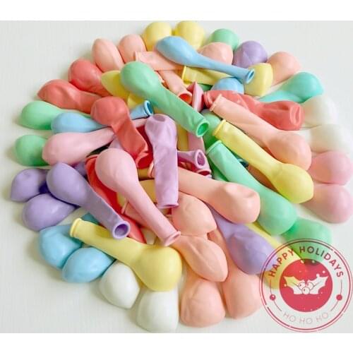 Colorful Macaroni Balloon Decoration Supplies Wholesale Wedding Birthday Party Room Scene Layout 5-36inch Latex Balloons Toys
