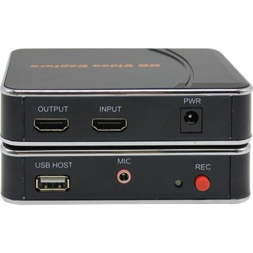 High-definition HDMI video image recording box set without a computer offline recording U mobile hard disk with Audio and video