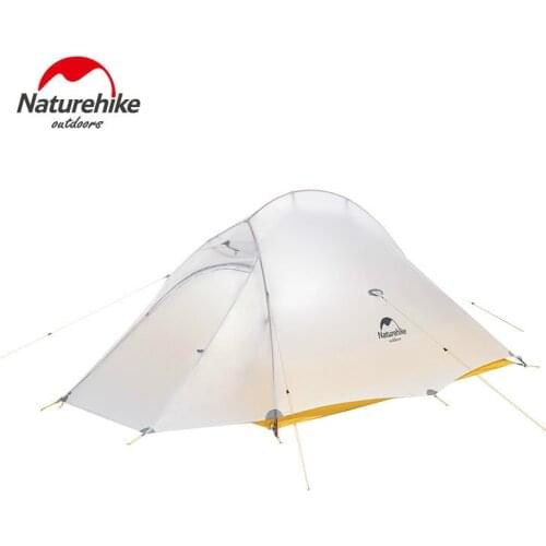 Naturehike New Upgrade Cloud UP 2 Ultralight Tent 10D Nylon Silicone Portable Self Standing Outdoor Camping Tents With Free Mat