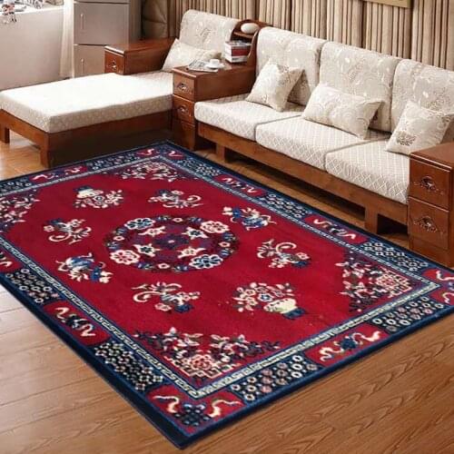 Bedroom bedside decorative floor area rug Traditional chinese style parlor carpet Hotel room Reception room meeting room carpet